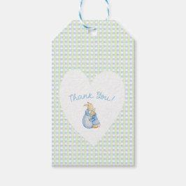 Storybook Garden Hase inspirierte Babyparty Geschenkanhänger