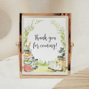 Storybook Neues Kapitel Vielen Dank für Ihr Kommen Poster