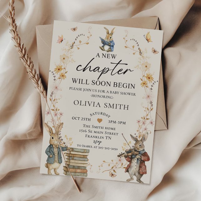 Storybook New Chapter Baby Shower Invitation (Créateur téléchargé)