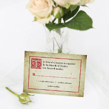 Storybook Page | Vintag Märchenhochzeit RSVP