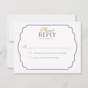 Storybook Romance Response Cards RSVP Karte