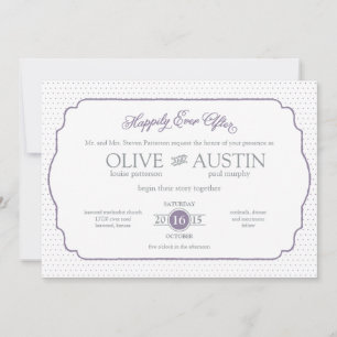 Storybook Romance Wedding Einladung