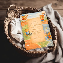 Storybook Sports Teddy Bears Baby Shower