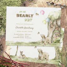 Storybook Treehouse Bearly Wait Baby Shower