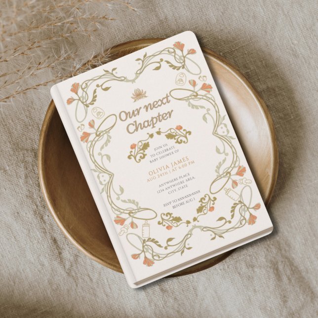 Storybook unsere nächste Kapitel Märchendusche Einladung (Von Creator hochgeladen)