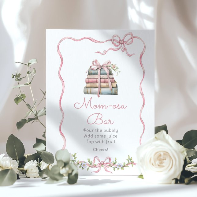 Storybook Vintag rosa Bogen Momosa Bar Poster (Von Creator hochgeladen)