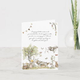 Storybook | Wald | Foto Vielen Dank Dankeskarte