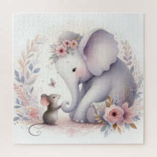 Storybook Woodland Babies Elefanten und Maus