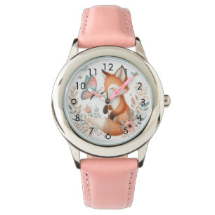 Storybook Woodland Babies Fox und Butterfly Armbanduhr