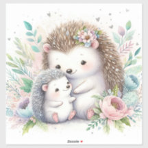 Storybook Woodland Babies Igel Liebe