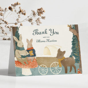 Storybook Woodland Friends Baby shower Merci