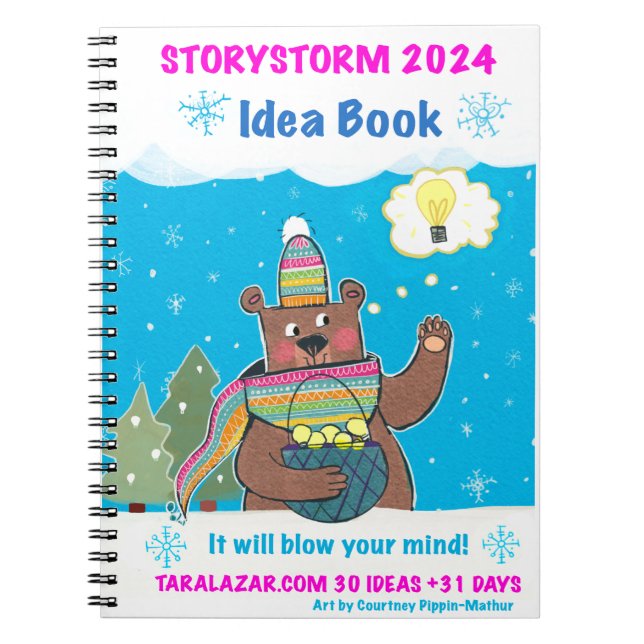 Storystorm 2024 Ideenbuch und Zeitschrift Notizblock (Vorderseite)