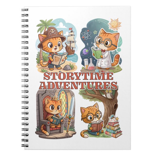Storytime Adventures – A Journey Through Books Notizblock (Vorderseite)