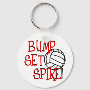 Stoß, Set, Spitze! Volleyball Schlüsselanhänger