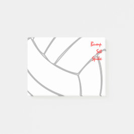 Stoß-Set-Spitzen-Spieler-Volleyball-Zellen Post-it Klebezettel
