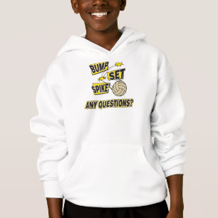 Stoß-Set-Spitzen-Volleyball Hoodie
