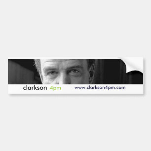 Stoßclarkson 4pm autoaufkleber