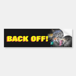 Stoßkatzen-Schreie ziehen sich TierMeme zurück Autoaufkleber
