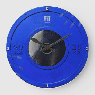 Stoßplatten-Uhr Große Wanduhr