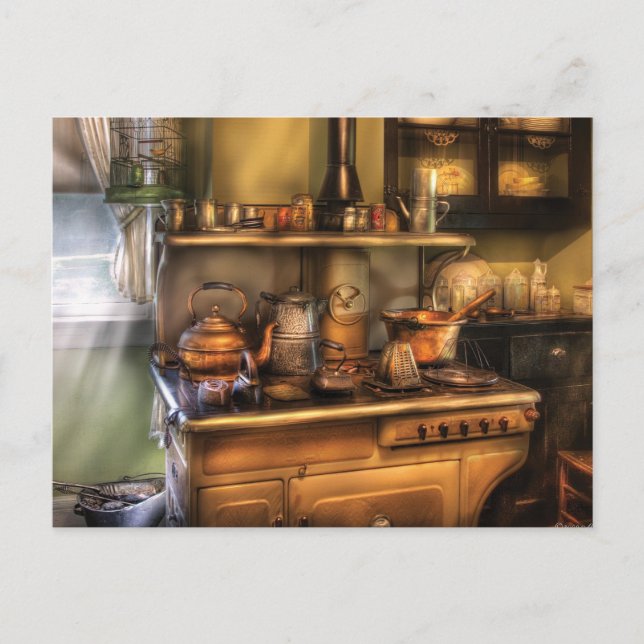 Stove - Was ist zum Abendessen? Postkarte (Vorderseite)