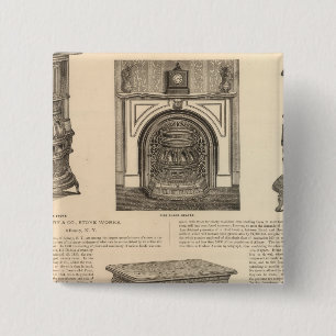 Stove Works, Albany, New York Button