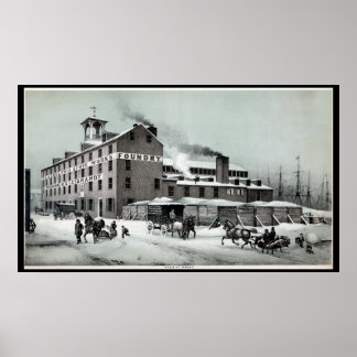 Stove Works Factory Philadelphia PA Print Poster