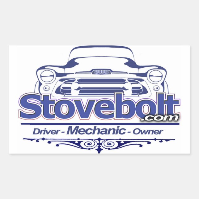 Stovebolt Sticker (Vorderseite)
