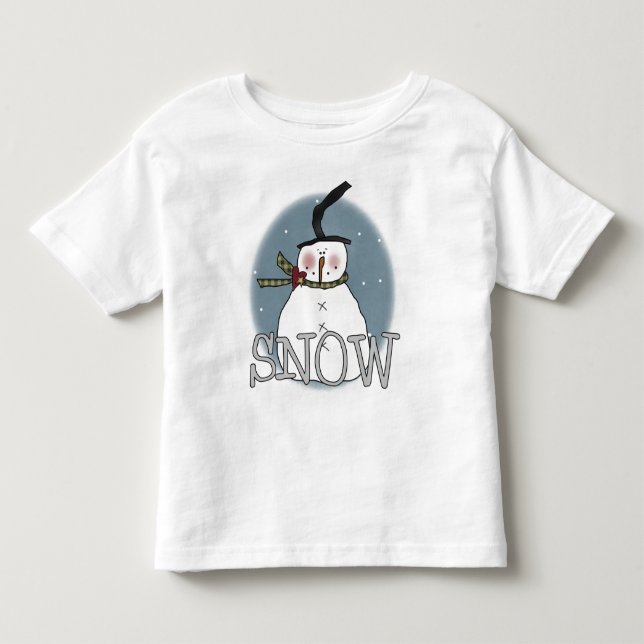 Stovepipe Hat Snowman T - Shirt und Geschenke (Vorderseite)