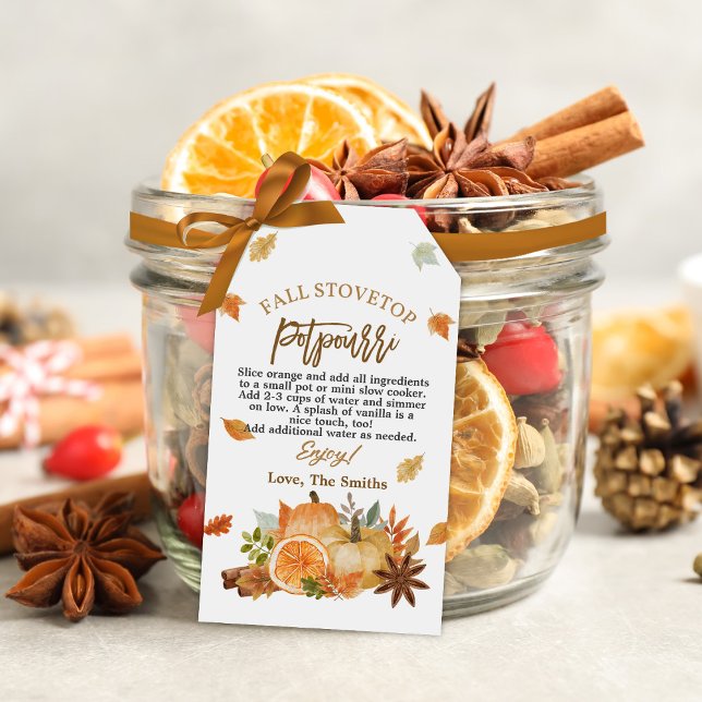Stovetop Potpourri Fall Aufwertung Geschenk Tag Geschenkanhänger (Von Creator hochgeladen)