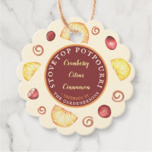 Stovetop Potpourri Favor Tags