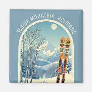 Stowe Mountain Vermont Skiurlaub Magnet