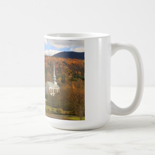 Stowe Vermont im Herbst Kaffeetasse (Rechts)