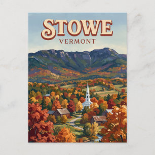 Stowe Vermont Postkarte