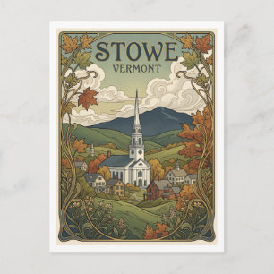 Stowe Vermont Postkarte