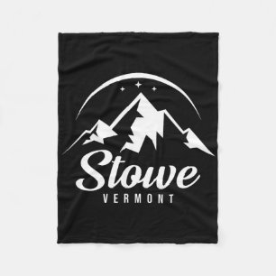 Stowe Vermont Ski Resort Skifahren Snowboarden Fleecedecke