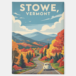 Stowe Vermont Travel Magnet