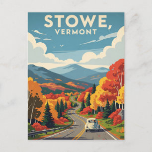 Stowe Vermont Travel Postkarte