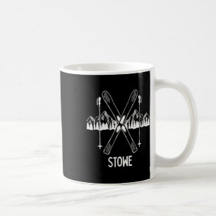 Stowe Vermont Vt Retro Urlaub Skifahren Snowboardi Kaffeetasse