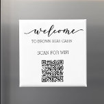 STR Guide QR Code Informationen WIFI Vermietung Magnet<br><div class="desc">Dieses Design entstand durch digitale Kunst und kann in dem Bereich personalisiert sein, der durch das Ändern des Fotos und/oder Textes zur Verfügung gestellt wird. Oder Sie können es anpassen, indem Sie den Mausklick auswählen, um weitere Optionen anzupassen, um die Farbe des Hintergrunds zu löschen oder zu ändern, Text hinzuzufügen,...</div>