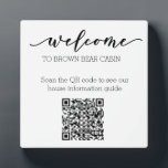 STR Guide QR-Leitfaden Informationen Mietvertrag Z Fotoplatte<br><div class="desc">Dieses Design wurde mithilfe digitaler Kunst erstellt. Es kann in dem Bereich personalisiert sein, der durch Ändern des Fotos und/oder Textes bereitgestellt wird. Oder es kann durch Klicken angepasst werden, um weitere Optionen anzupassen, um die Hintergrundfarbe zu löschen oder zu ändern, um Text hinzuzufügen, die Textfarbe oder den Textstil zu...</div>