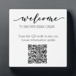 STR Guide QR-Leitfaden Informationen Mietvertrag Z Fotoplatte<br><div class="desc">Dieses Design wurde mithilfe digitaler Kunst erstellt. Es kann in dem Bereich personalisiert sein, der durch Ändern des Fotos und/oder Textes bereitgestellt wird. Oder es kann durch Klicken angepasst werden, um weitere Optionen anzupassen, um die Hintergrundfarbe zu löschen oder zu ändern, um Text hinzuzufügen, die Textfarbe oder den Textstil zu...</div>