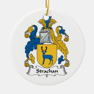 Strachan Familienwappen Keramikornament
