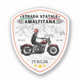 Strada statale 163 Amalfitana italian apls Aufkleber