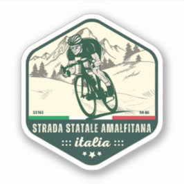 Strada statale 163 Amalfitana italian apls Aufkleber