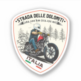 Strada statale 48 delle Dolomiti 1 Aufkleber