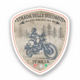 Strada statale 48 delle Dolomiti Aufkleber