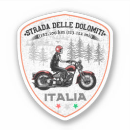 Strada statale 48 delle Dolomiti Aufkleber