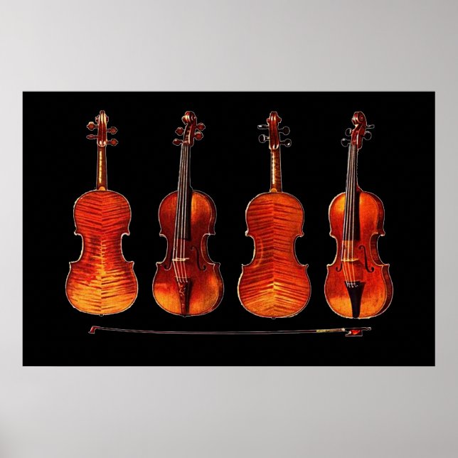 Stradivarius Geigen und Bugposter AB 8.99 Poster (Vorne)
