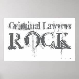 Strafanwälte Rock Poster