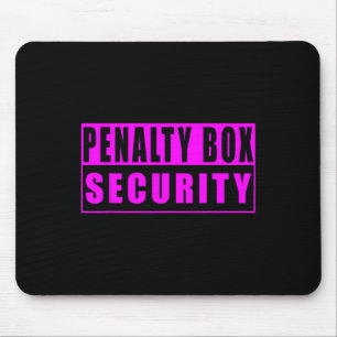 Strafbank Sicherheitslustiger Eishockey Mousepad